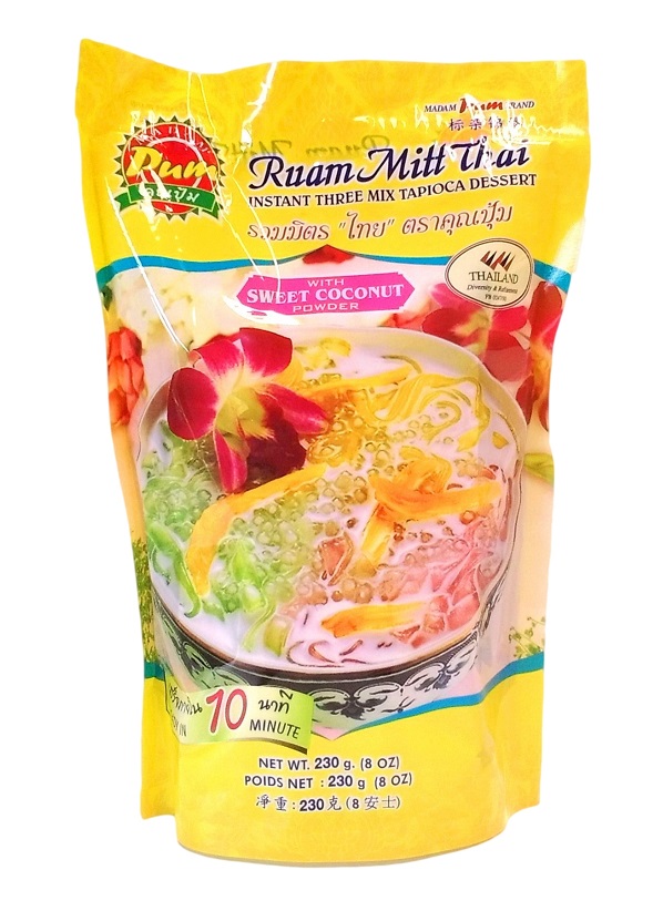 Preparato per dessert tapioca "Ruam Mitt Thai" - Madam Pum 230g.